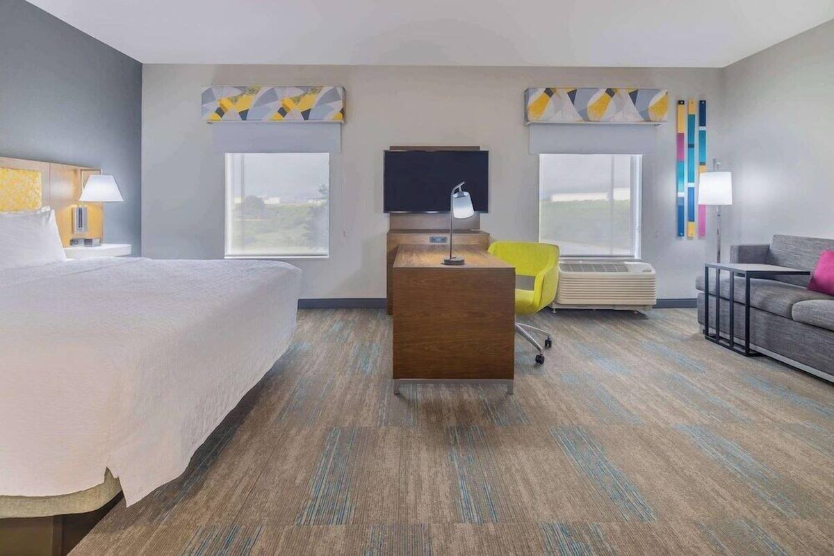 Pillowtop beds, blackout drapes, iron/ironing board
