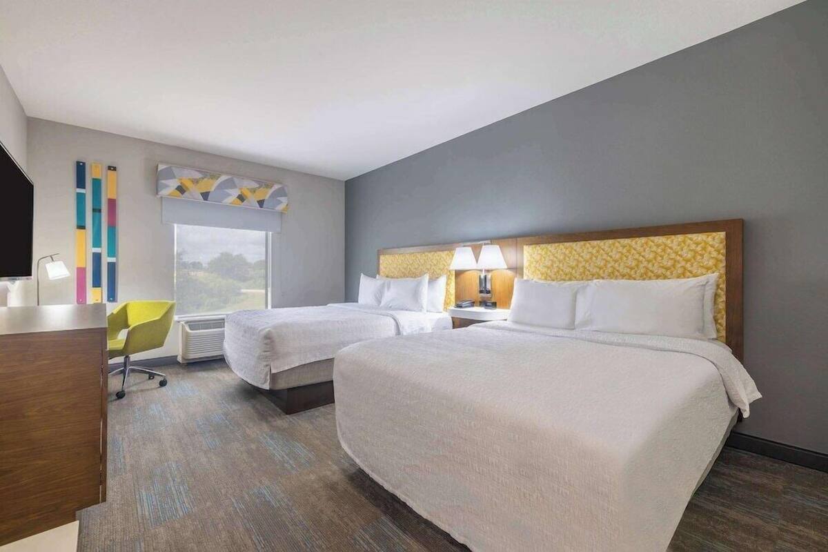 Pillowtop beds, blackout drapes, iron/ironing board