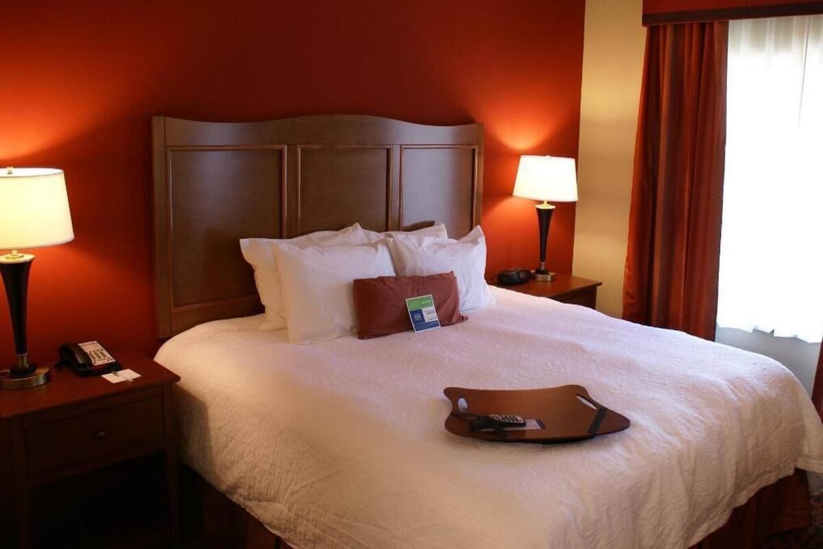 Pillowtop beds, blackout drapes, iron/ironing board