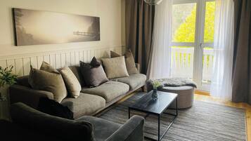 Konge - Suiten | Blackout drapes, soundproofing, free WiFi, bed sheets