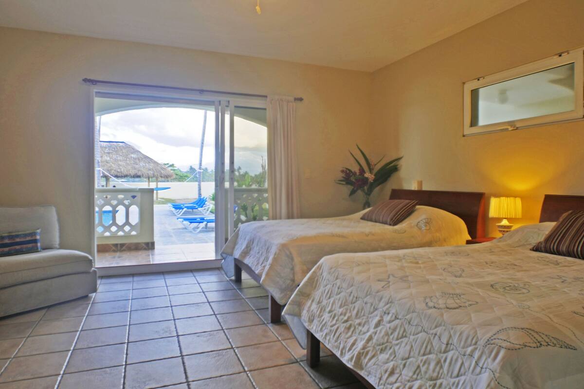 double room, 2 double beds, ocean view, beachfront | select comfort beds, individually decorated, individually furnished