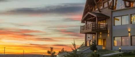 Front of property - evening/night