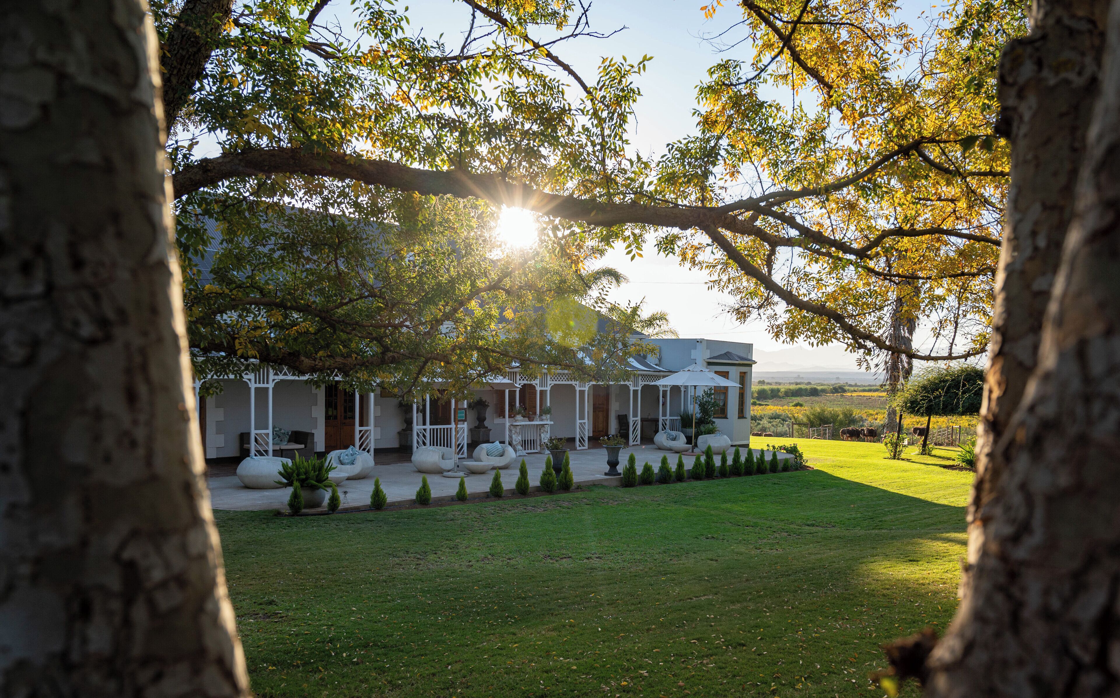 Majoituspaikan julkisivu