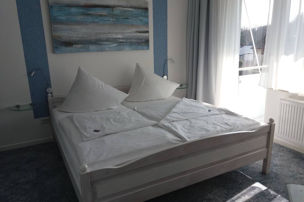 double room, 1 queen bed | individually furnished, free wifi, bed sheets