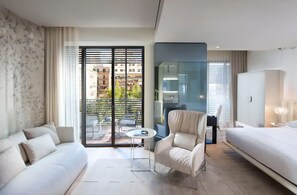 Mandarin, Zimmer, 1 King-Bett | Ausblick vom Zimmer