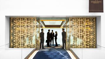 Área de estar no saguão