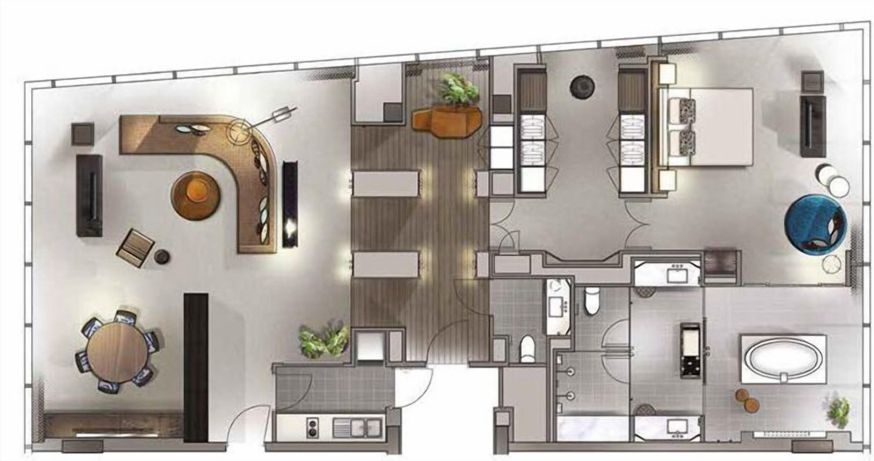 suite (apartment) | floor plan