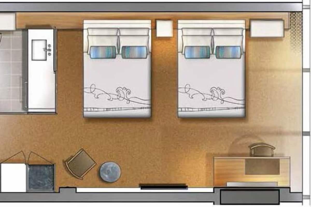 Chambre (Luxe Twin) | Plan d’étage