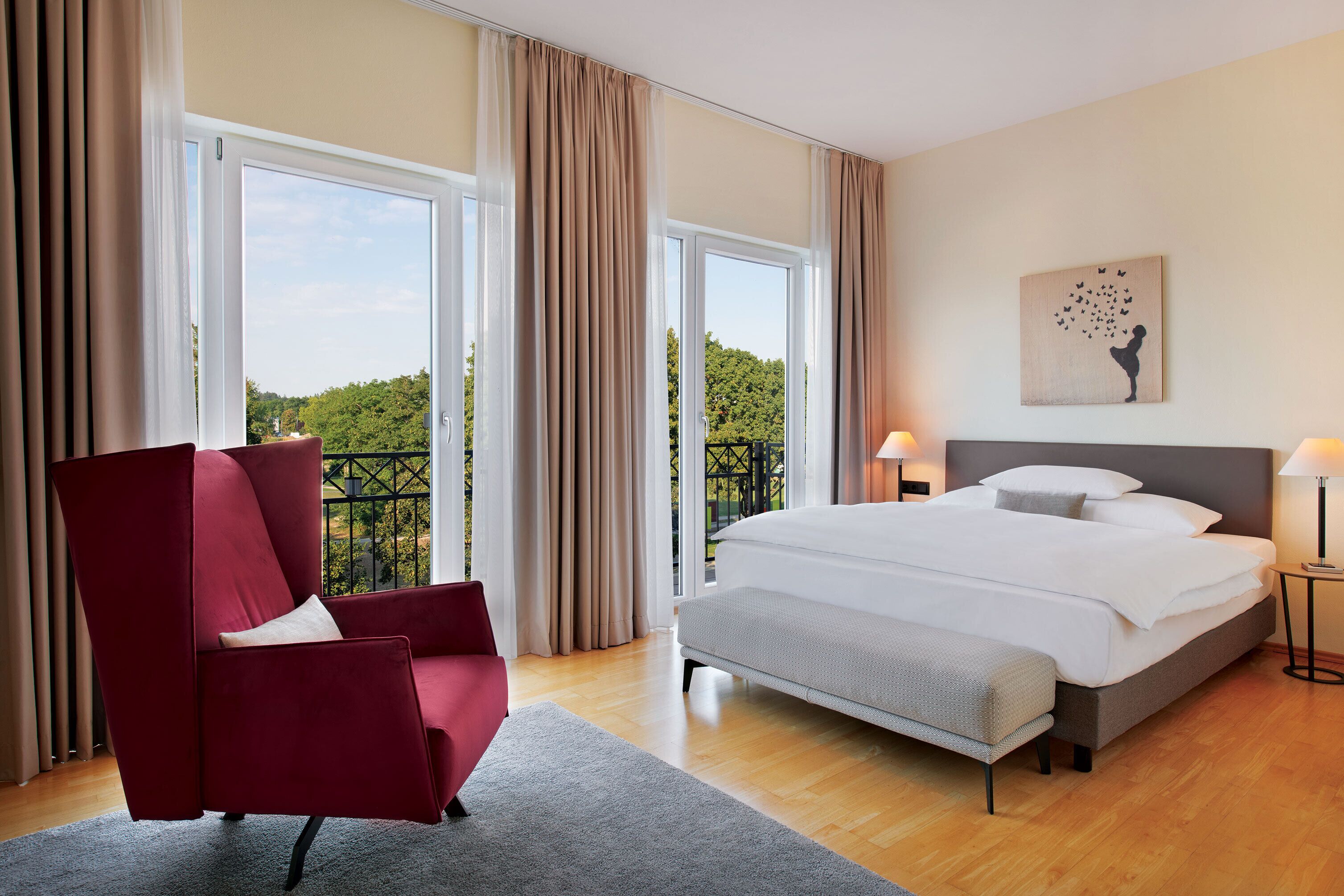 Standard Double Room | Hypo-allergenic bedding, in-room safe, individually furnished, desk