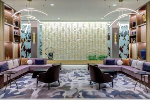 Sala de estar en el lobby