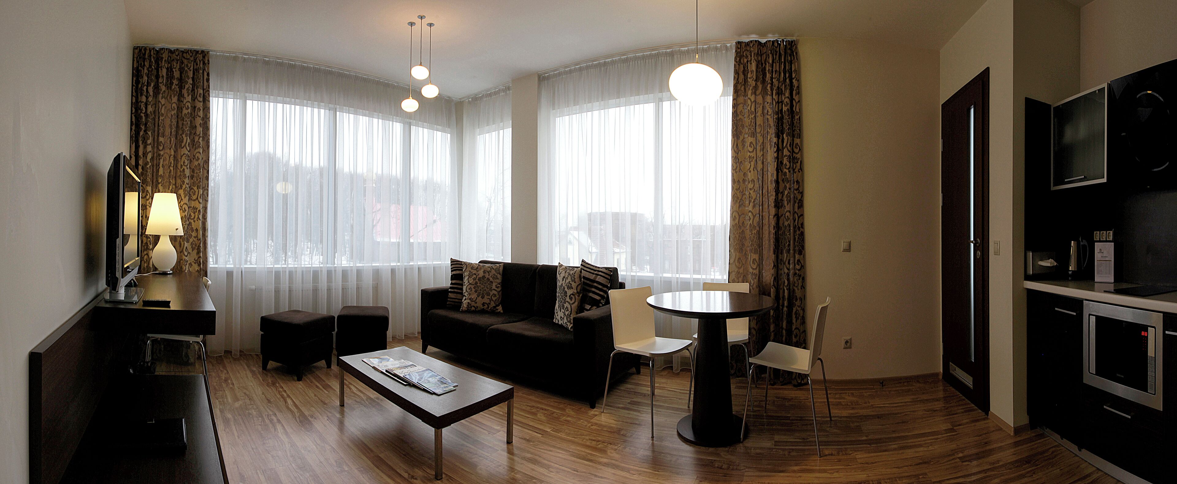 standard apartment, 2 bedrooms | private kitchen | fridge, microwave, coffee/tea maker, electric kettle