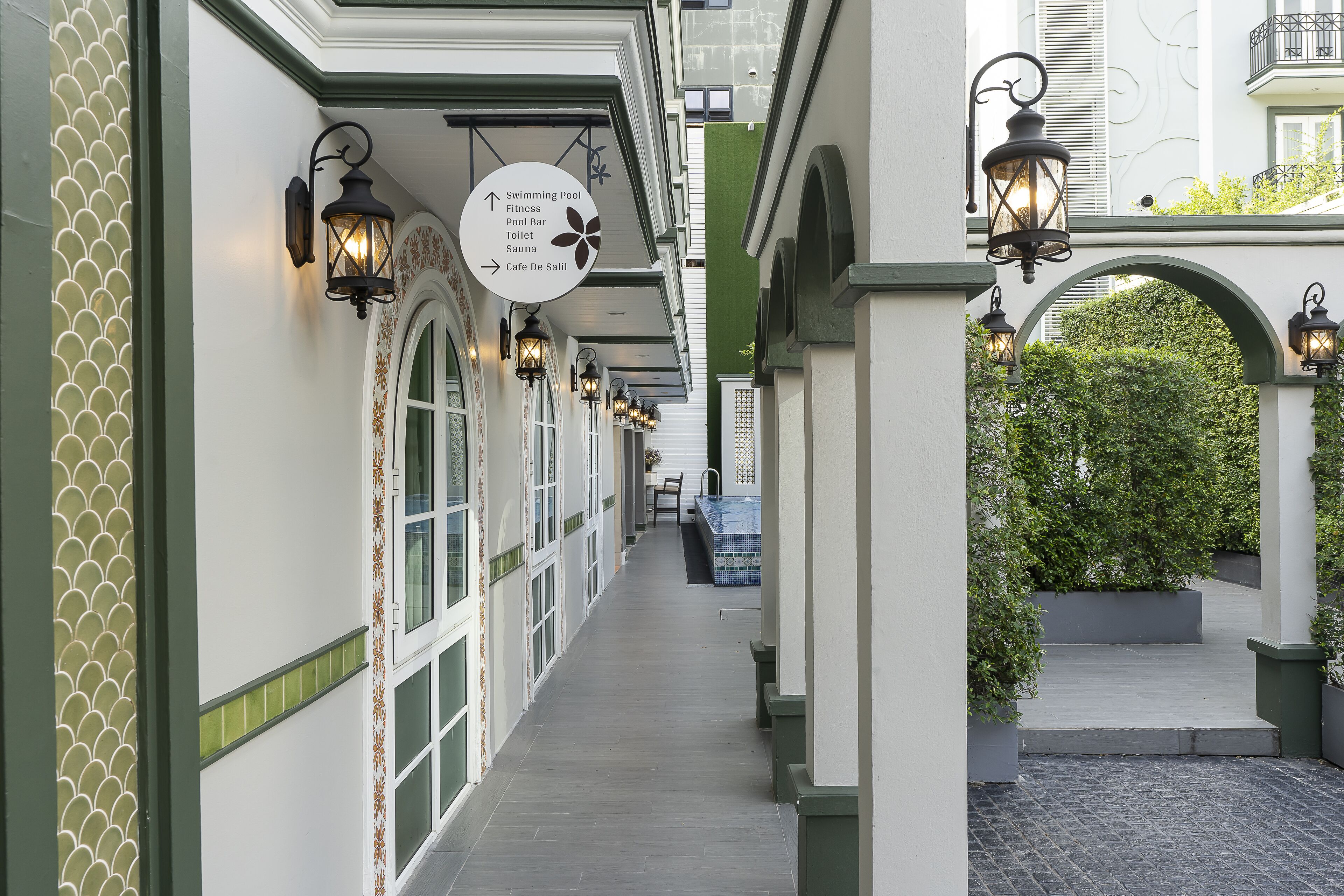 ด้านหน้าที่พัก