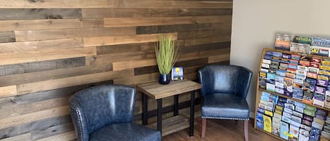 Sitteområde i lobbyen