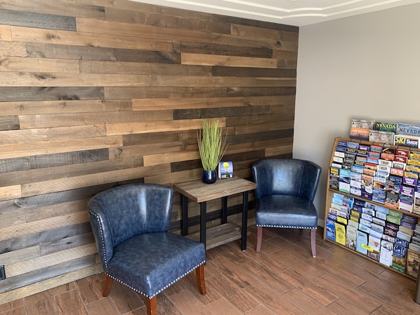 Sitteområde i lobbyen