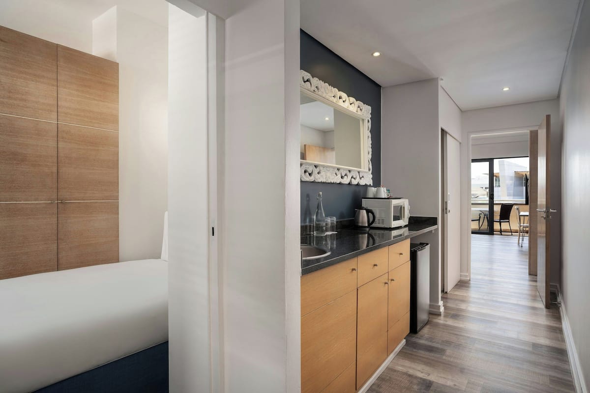 1 habitación y ropa de cama de alta calidad