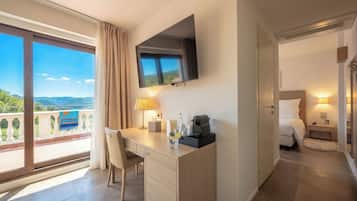 Suite junior | Minibar, caja de seguridad en la habitación y escritorio