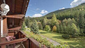 Uitzicht vanaf balkon
