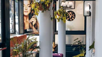 Salas de tratamiento para parejas, tratamientos corporales, aromaterapia