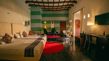 Suite – grand | Italienske Frette-laken, senger med Select Comfort-madrass og minibar