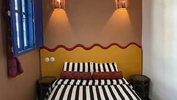 Double Room (Berbere) | Individually decorated, iron/ironing board, free WiFi, bed sheets