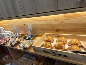 Daily buffet breakfast (EUR 11 per person)