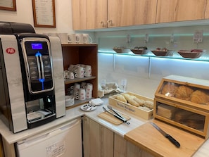 Daily buffet breakfast (EUR 11 per person)