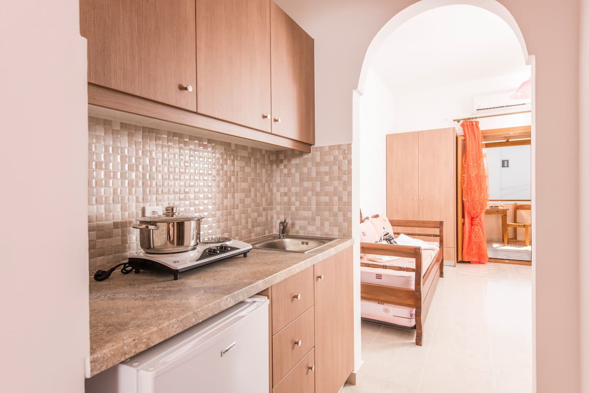 superior apartment | private kitchenette | fridge, coffee/tea maker, electric kettle