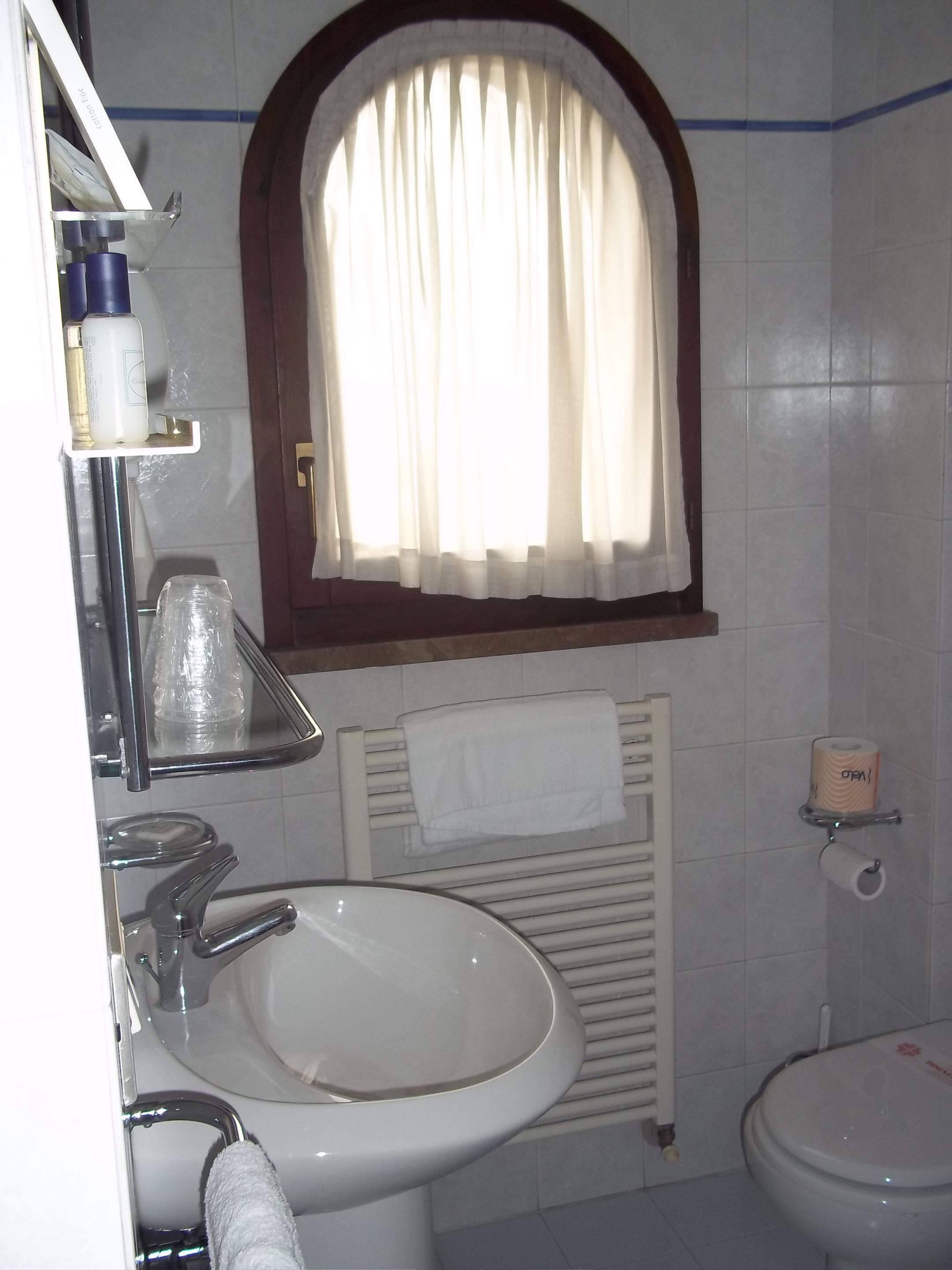 business double room | bathroom | shower, hair dryer, towels