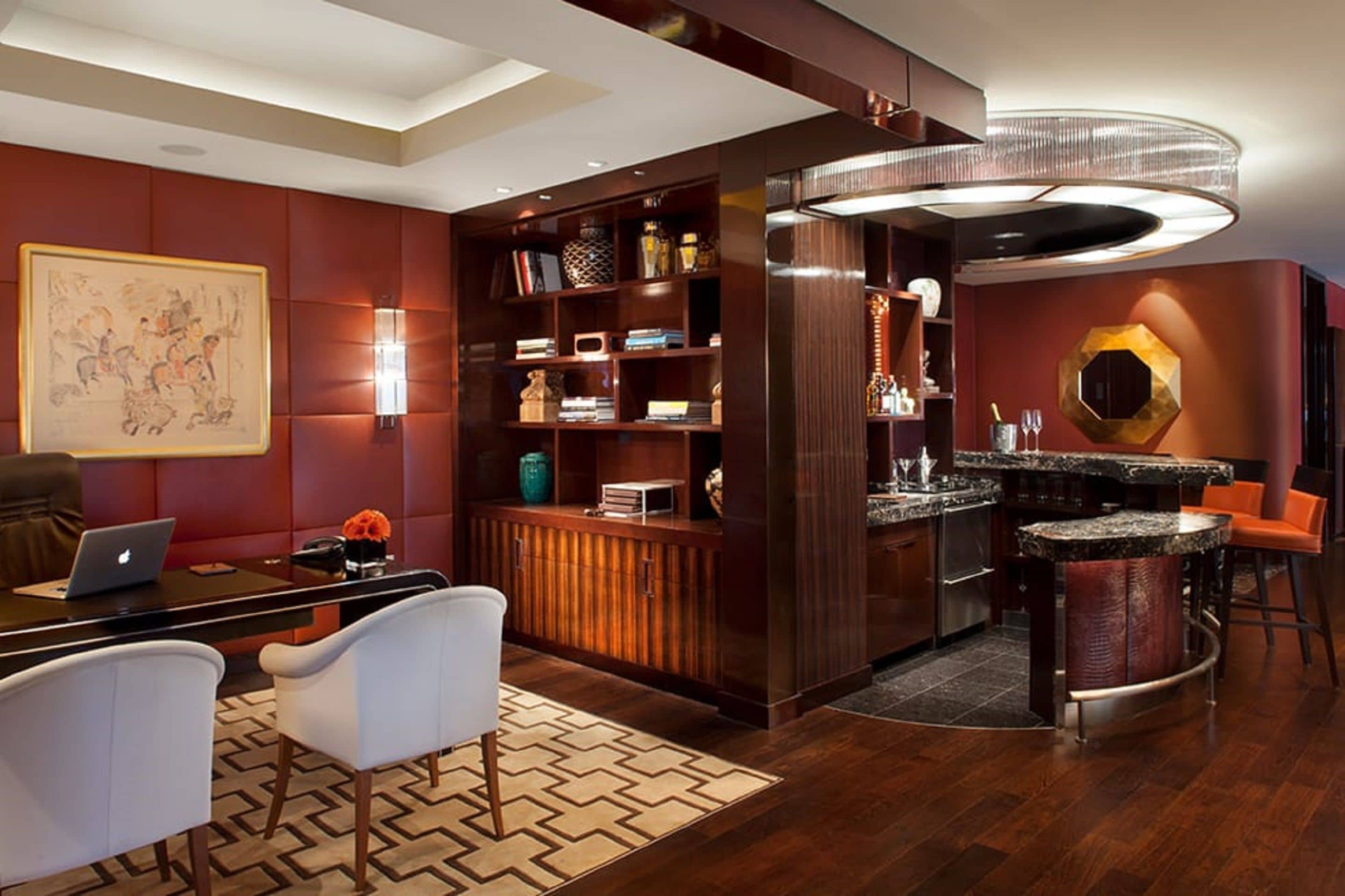 presidential suite, 3 bedrooms | living area | 42-inch lcd tv with cable channels, tv, pay films