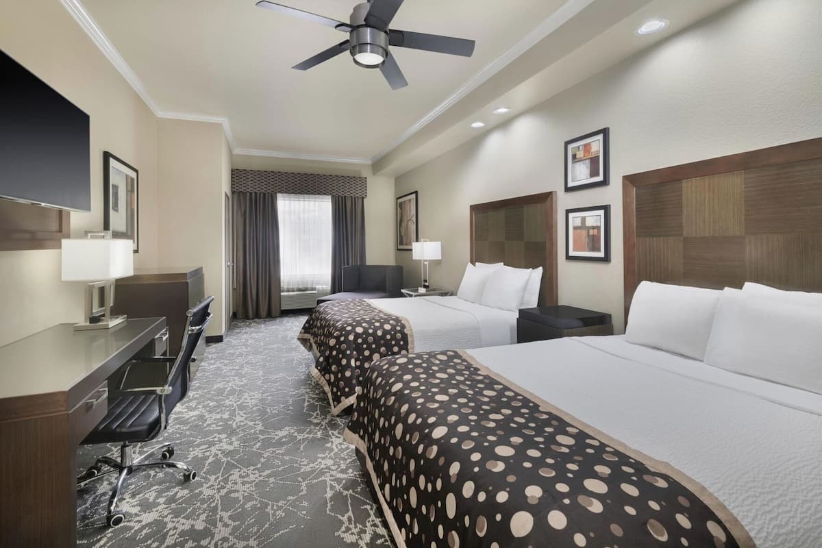 Premium bedding, pillow-top beds, in-room safe, desk