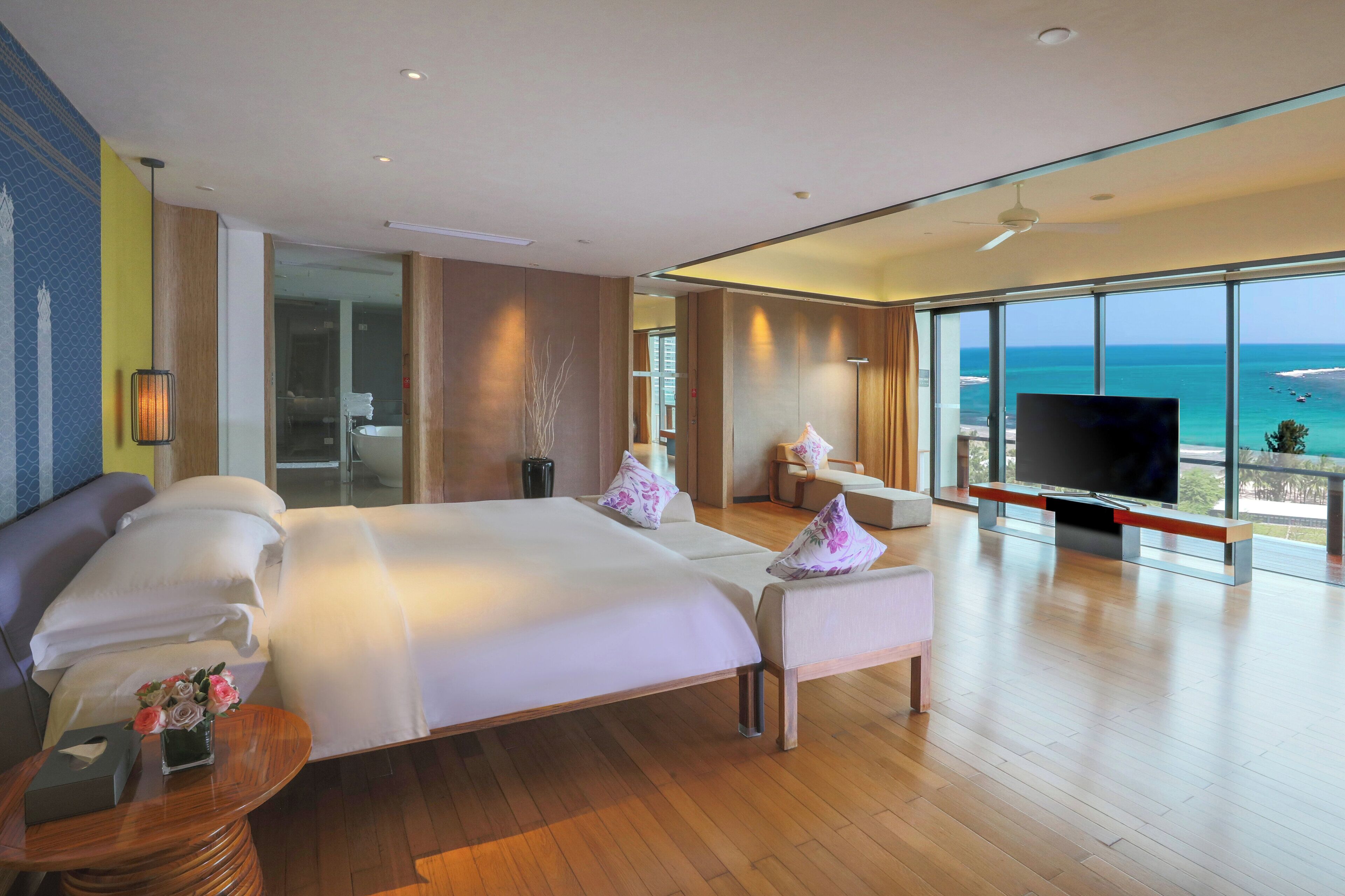 Suíte presidencial, 1 cama de solteiro, vista para o oceano | Vista do quarto