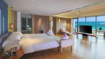 Suíte presidencial, 1 cama de solteiro, vista para o oceano | Vista do quarto