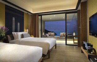 Minibar, in-room safe, desk, blackout drapes