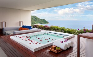 Presidential Suite, 1 Twin Bed, Ocean View | Balcony view
