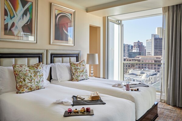 Family Suite, 1 King Bed, City View (2 Bedrooms) | Egyptian cotton sheets, premium bedding, down duvets