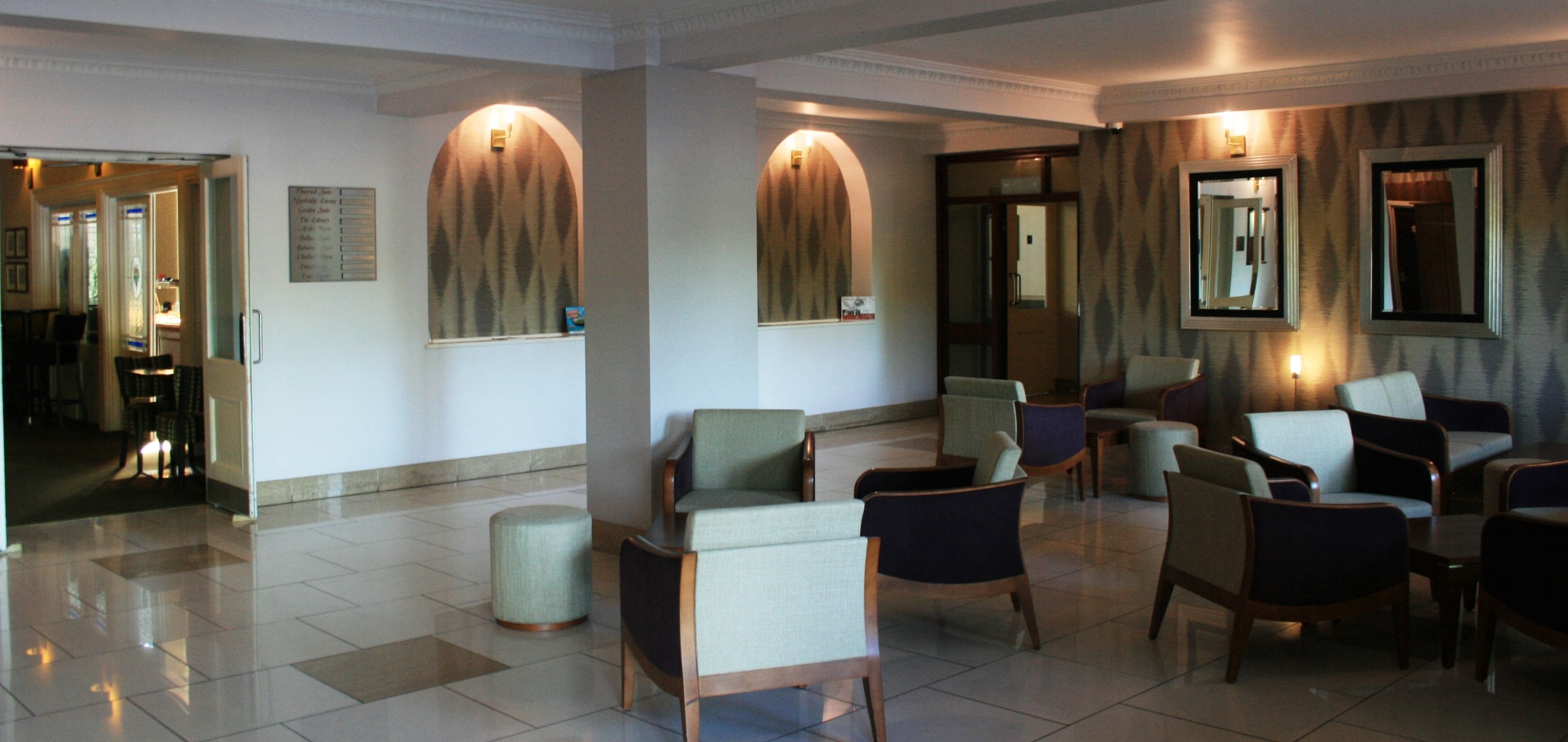 Lobby sitting area