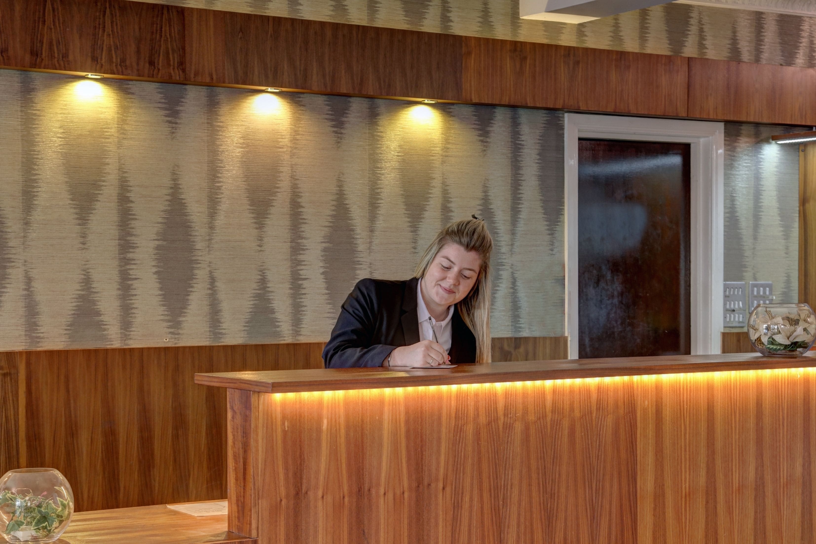 Kiosk voor inchecken/uitchecken