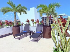 Terrasse sur le toit