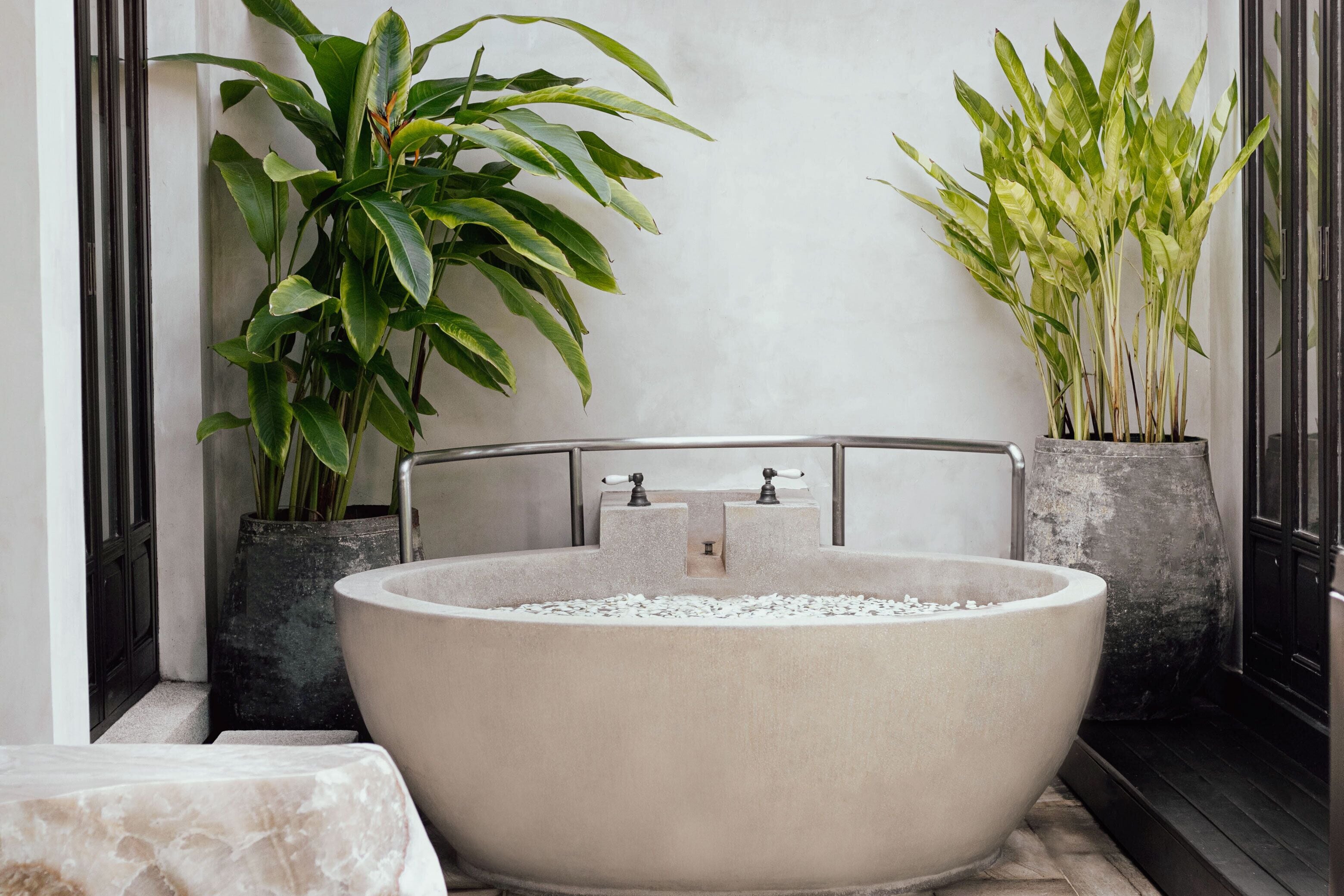 the ocean pool villa | bathroom shower