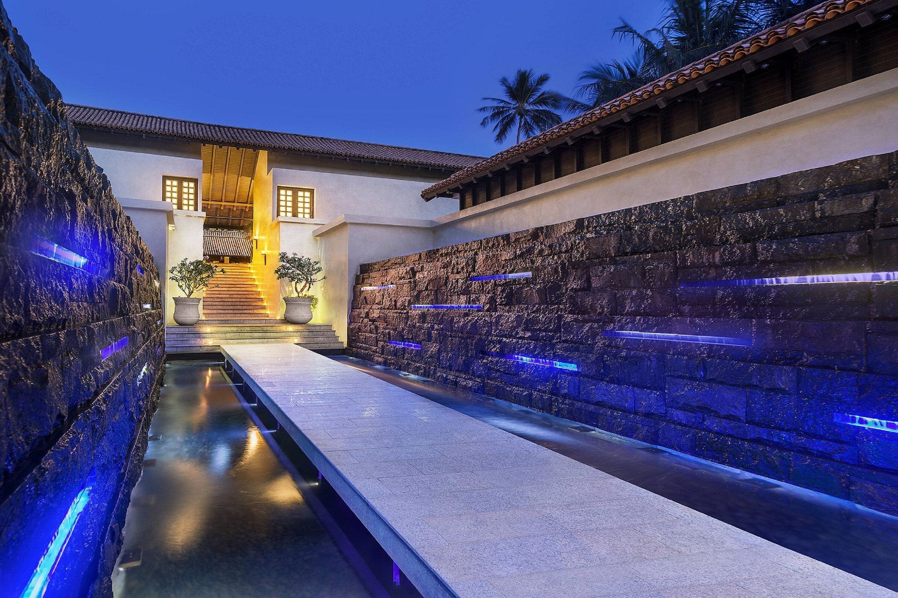 front of property – evening/night