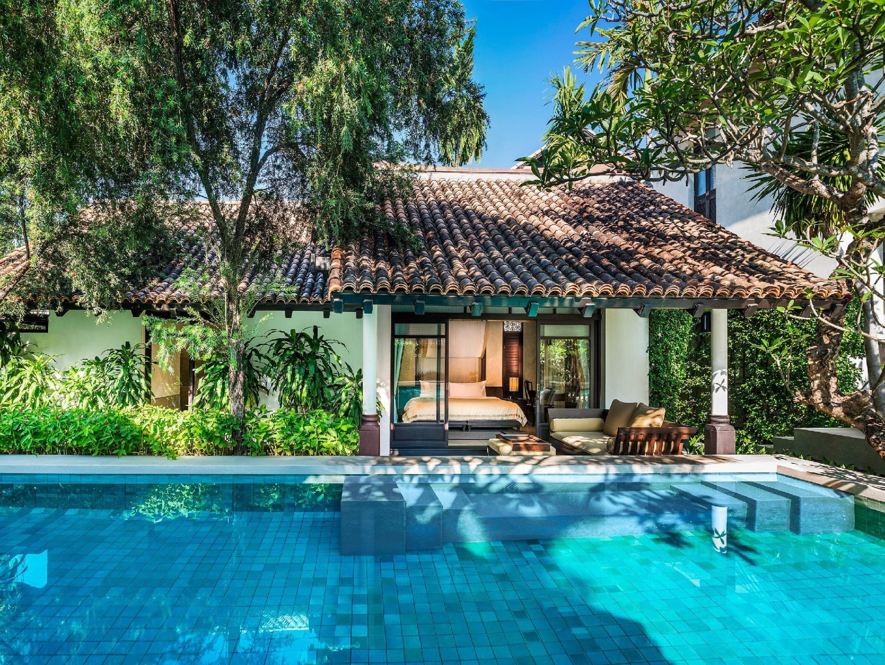 the pool access | terrace/patio