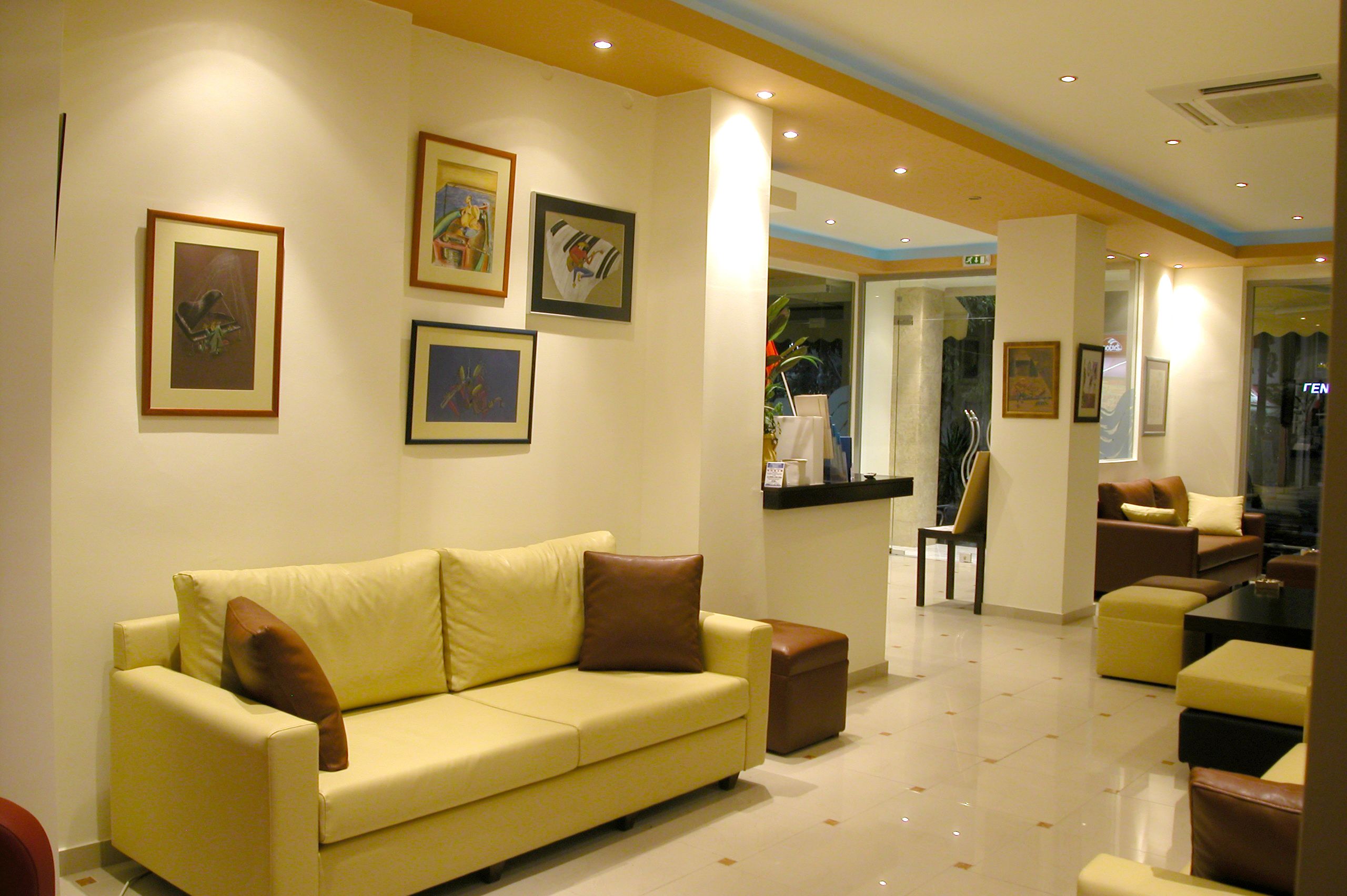 Sala de estar en el lobby