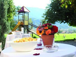 Local cuisine, garden views 