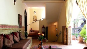 Lobby sitting area - Riad Bamaga (Marrakech)