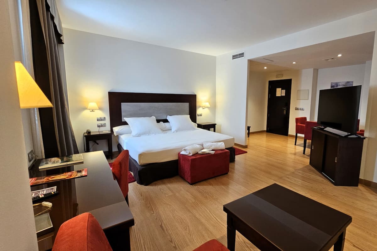 Studio Suite, 1 King Bed | Premium bedding, down comforters, memory foam beds, minibar