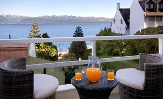 Outdoor banquet area