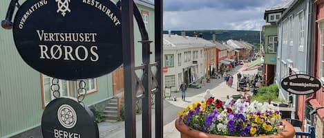 Majoituspaikan julkisivu