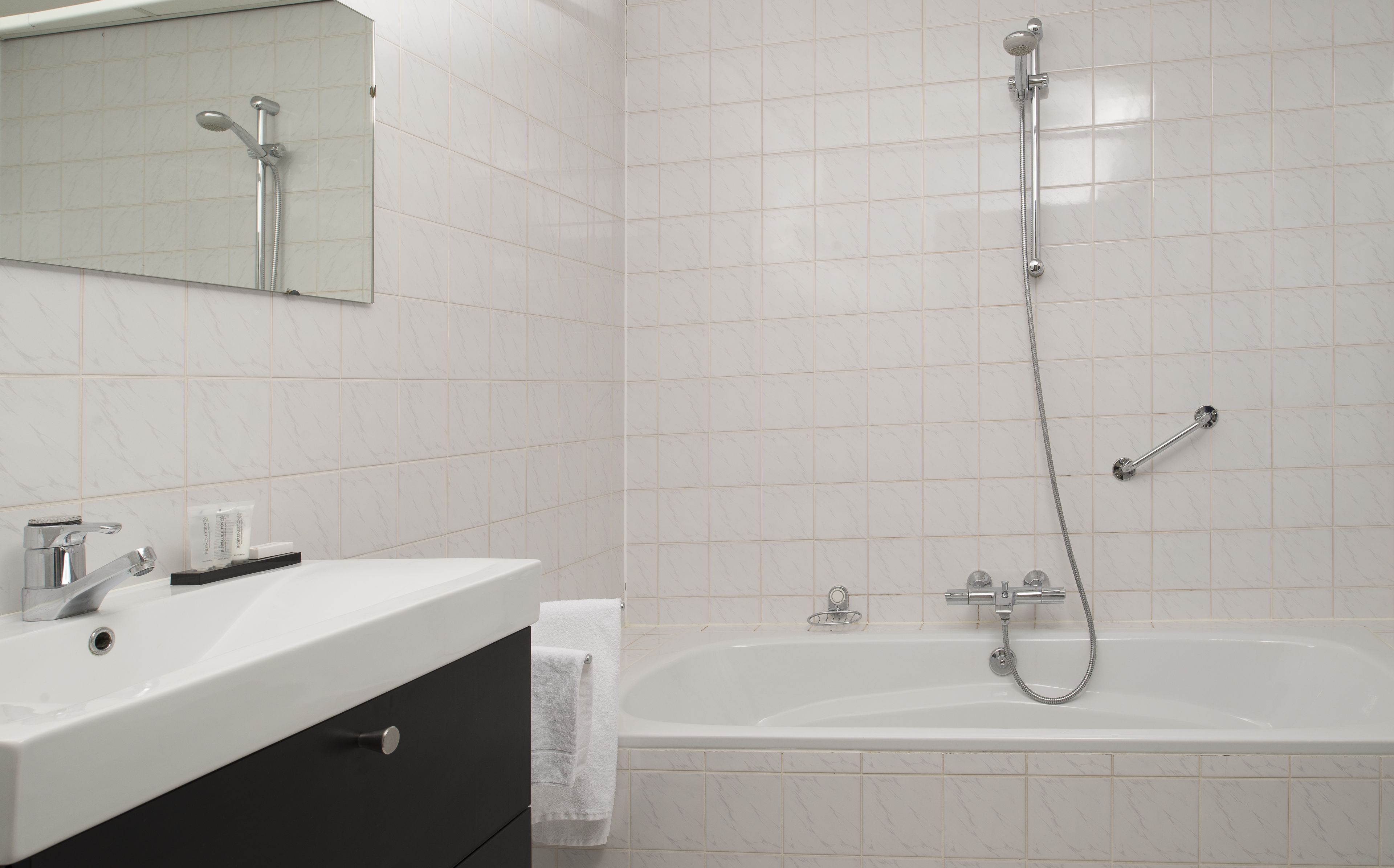 double or twin room | bathroom | free toiletries, hair dryer, towels