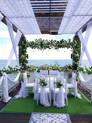 Bröllopsområde utomhus