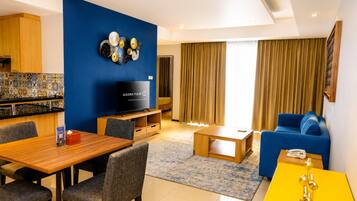 Suite, Multiple Beds | In-room safe, desk, blackout drapes, soundproofing